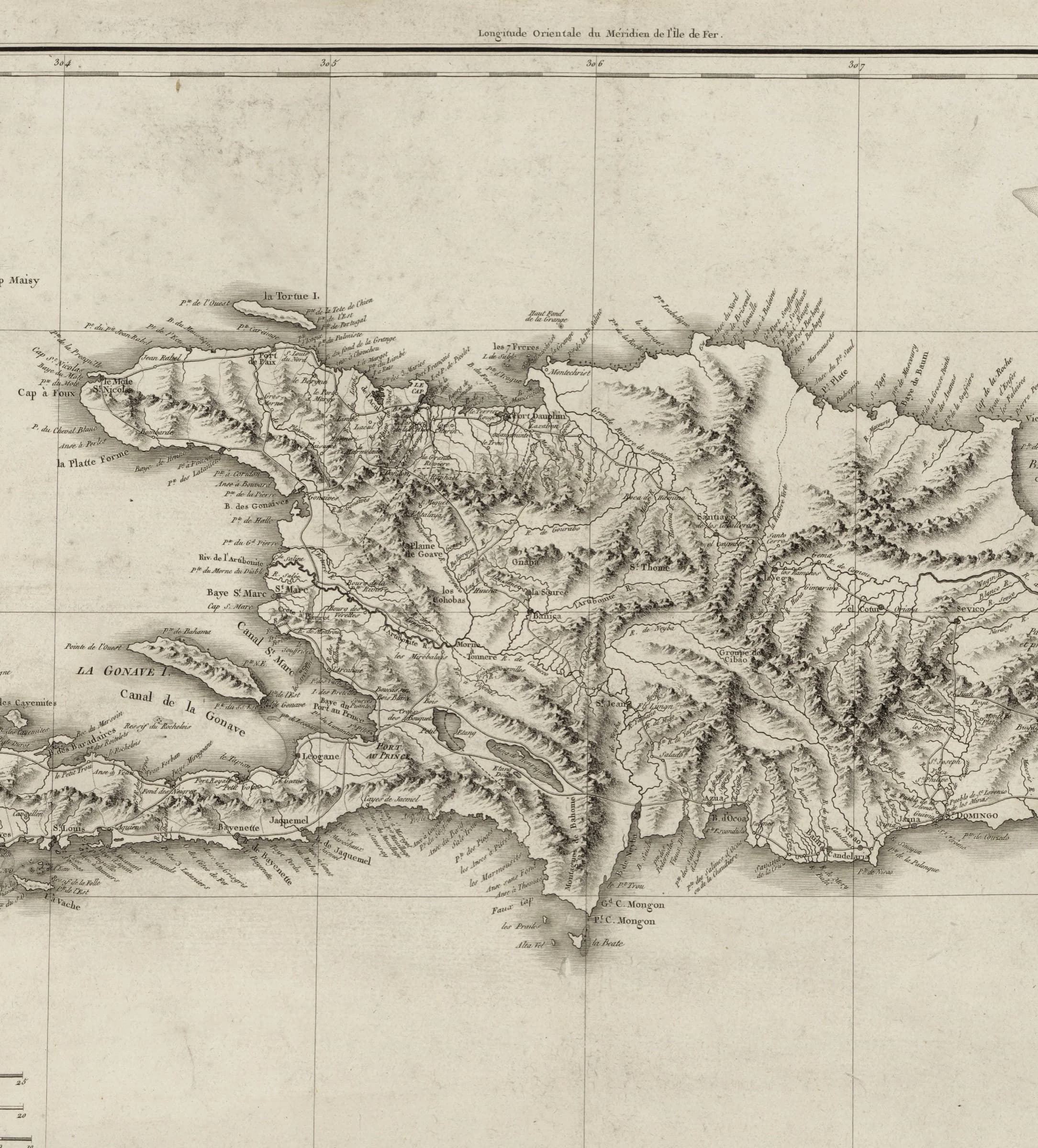 J.B. Poirson, 1803 — Carte de St. Domingue